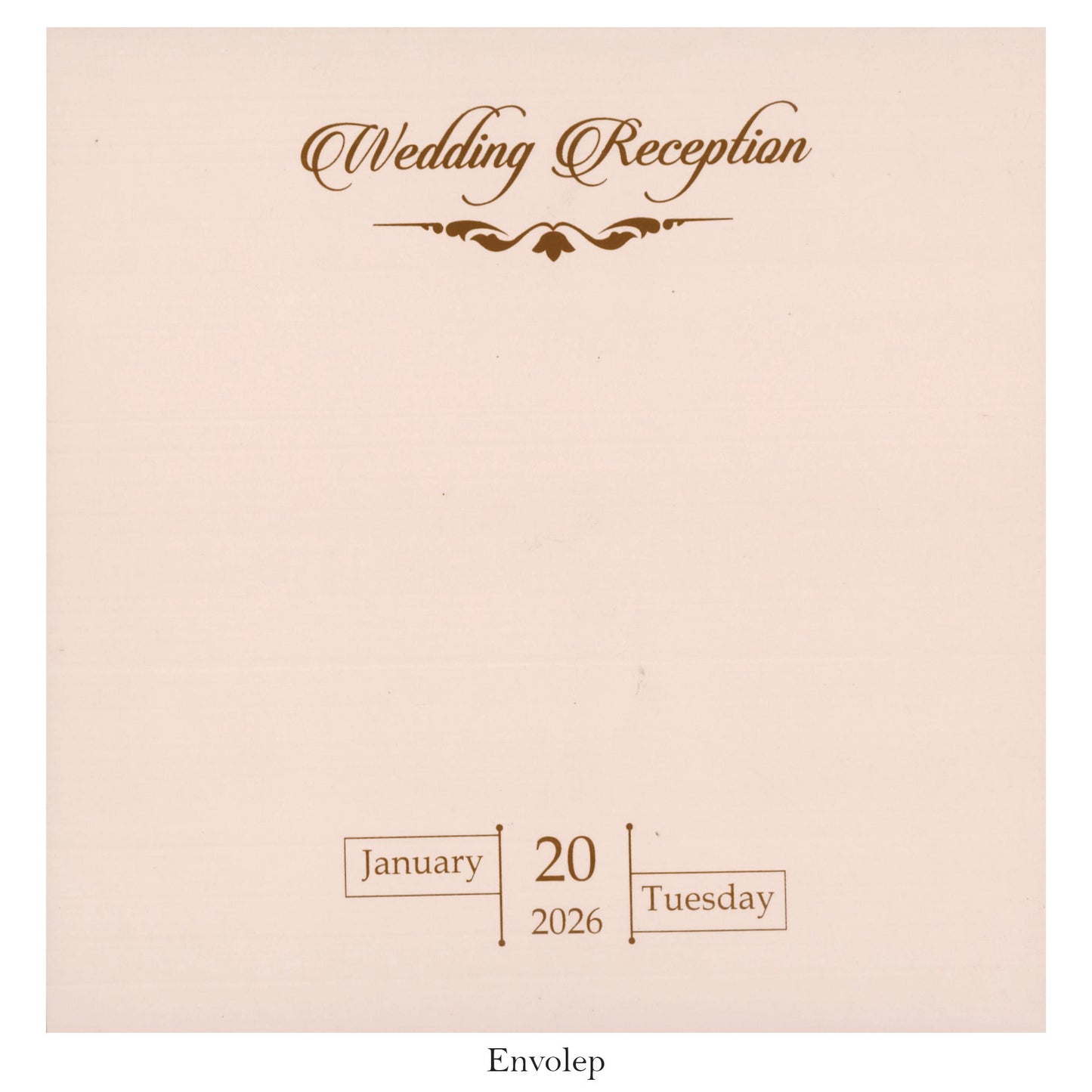 Beautiful Designer Wedding Card-Classy Elegance | SS-5016D