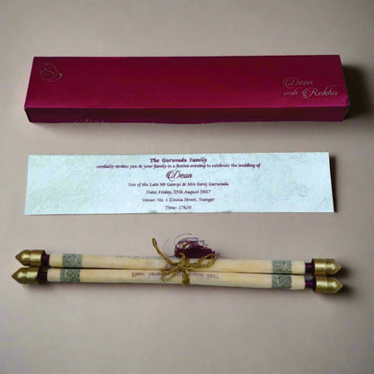 Royal Wedding Scroll Invite | SSR - 004