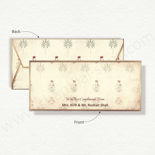 Designer Floral Cash Envelope | G-64