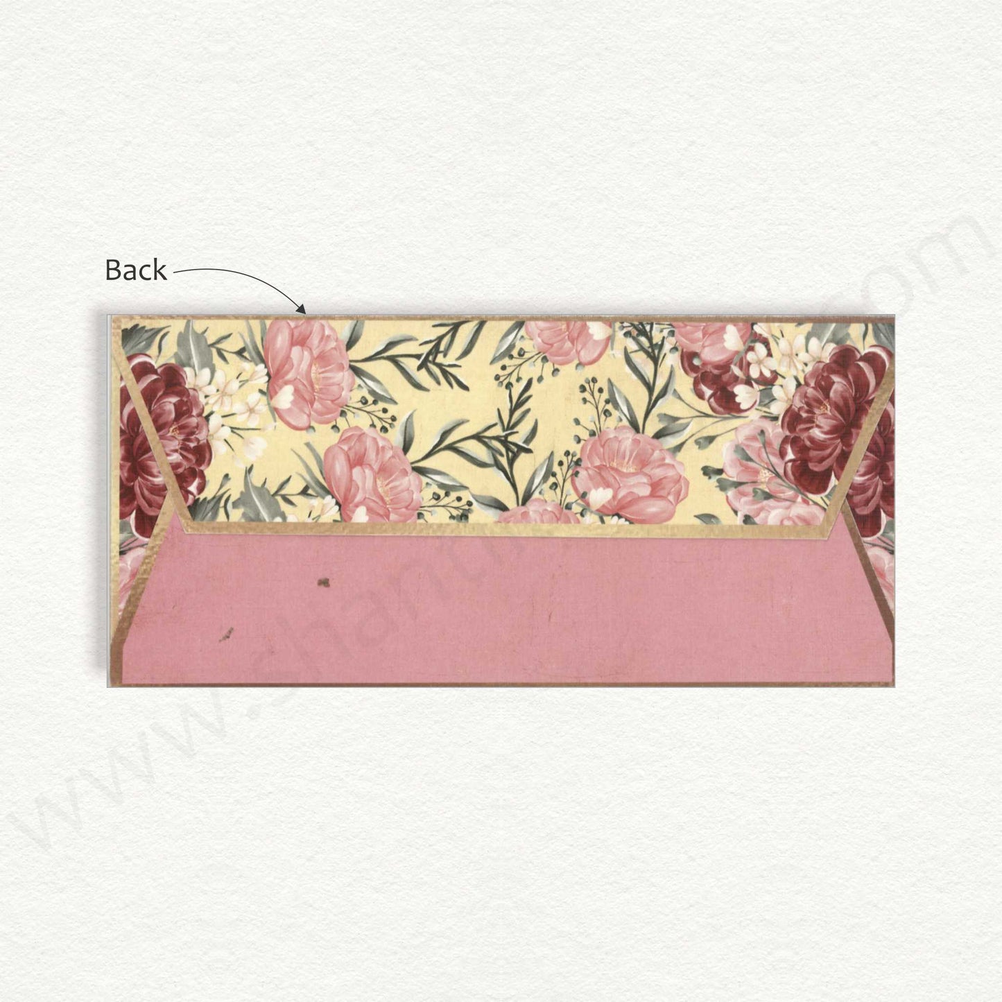 Elegant Floral Cash Envelope | G-59