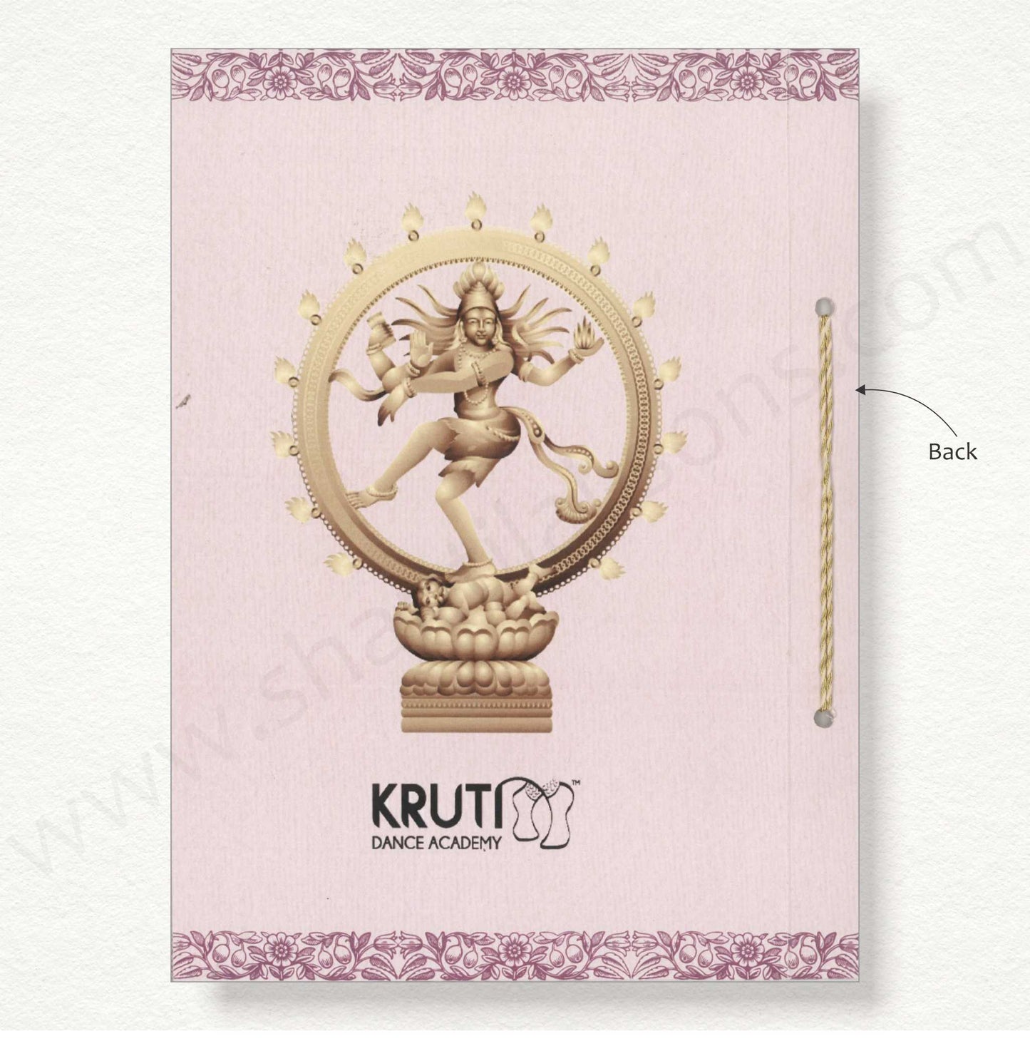 Customized Arangetram Book | S - 9033