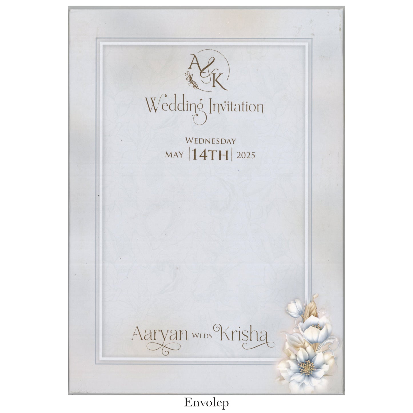 Elegant Wedding Card | SS-2072