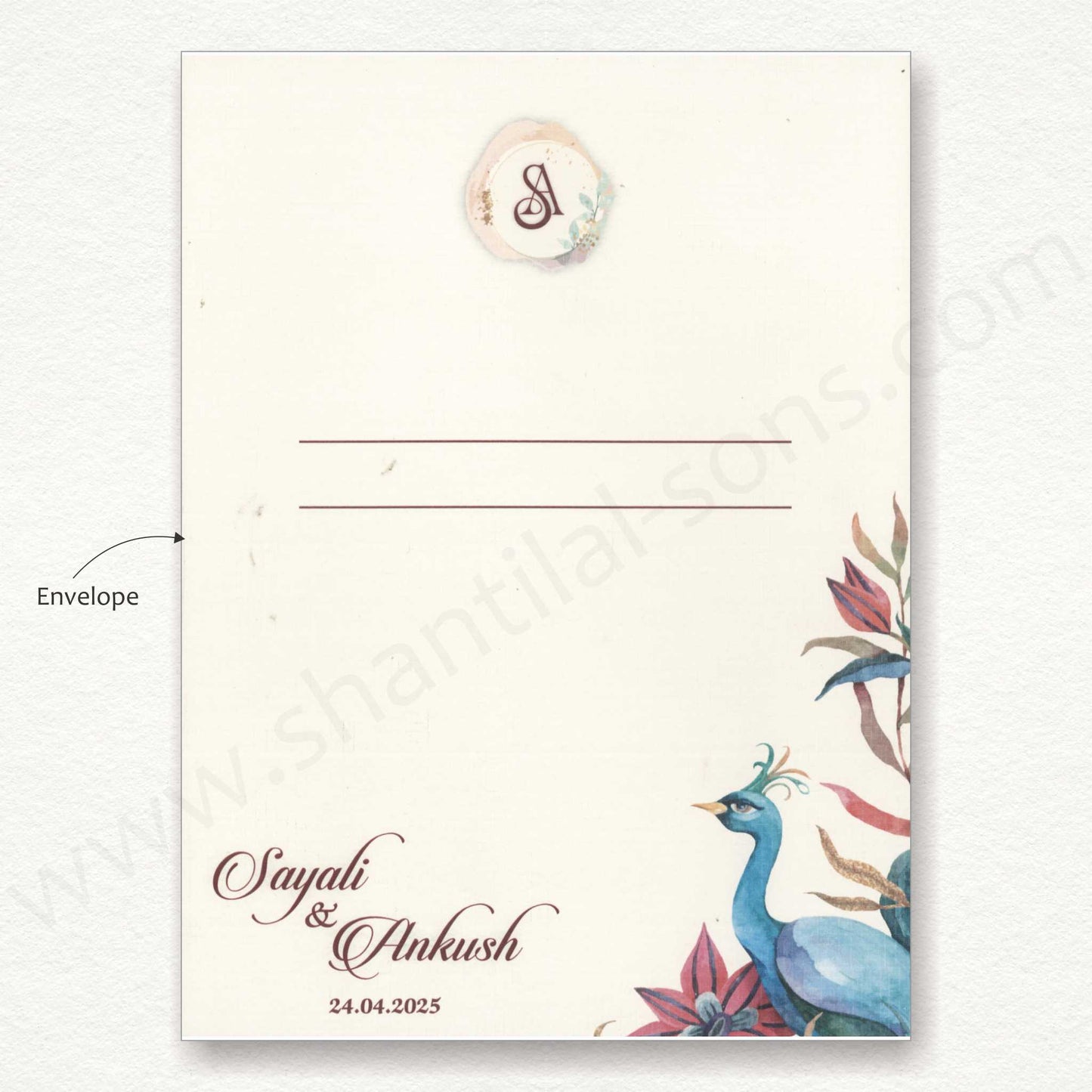 Designer Wedding Card With Door Theme | SS -81054