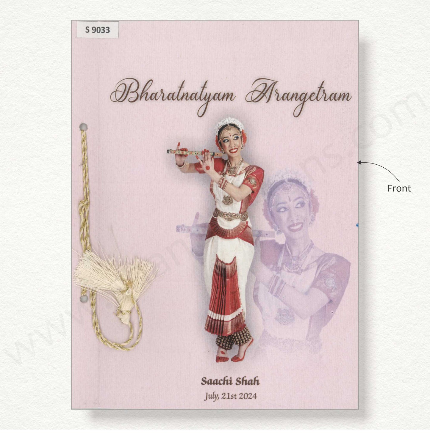 Customized Arangetram Book | S - 9033