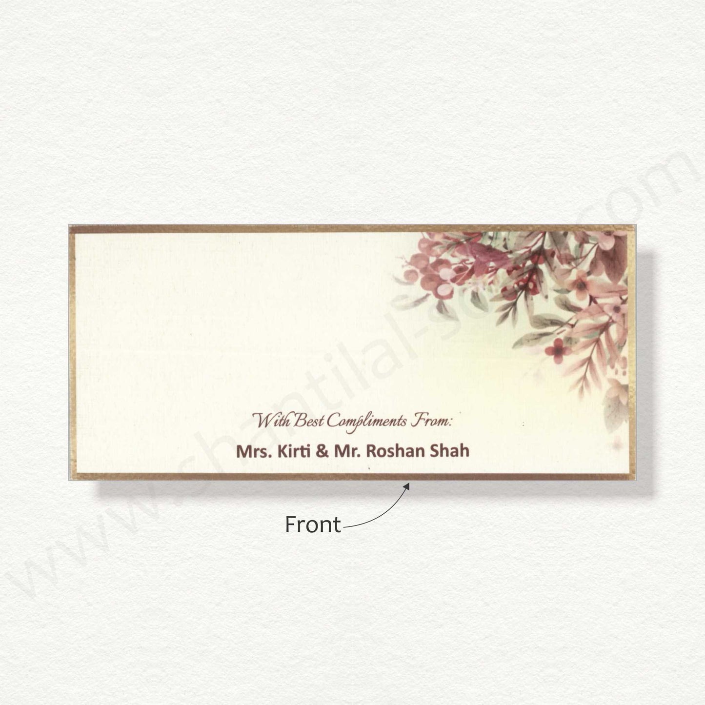 Classy Floral Cash Envelope | G-60