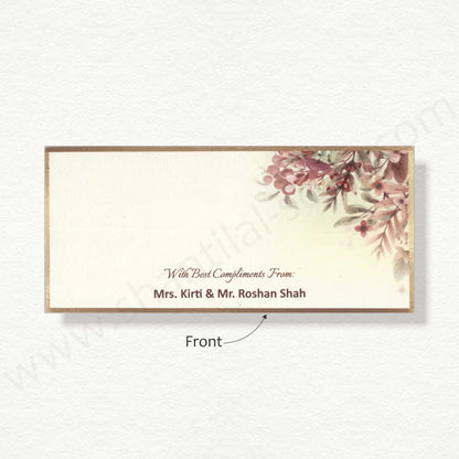 Classy Floral Cash Envelope | G-60