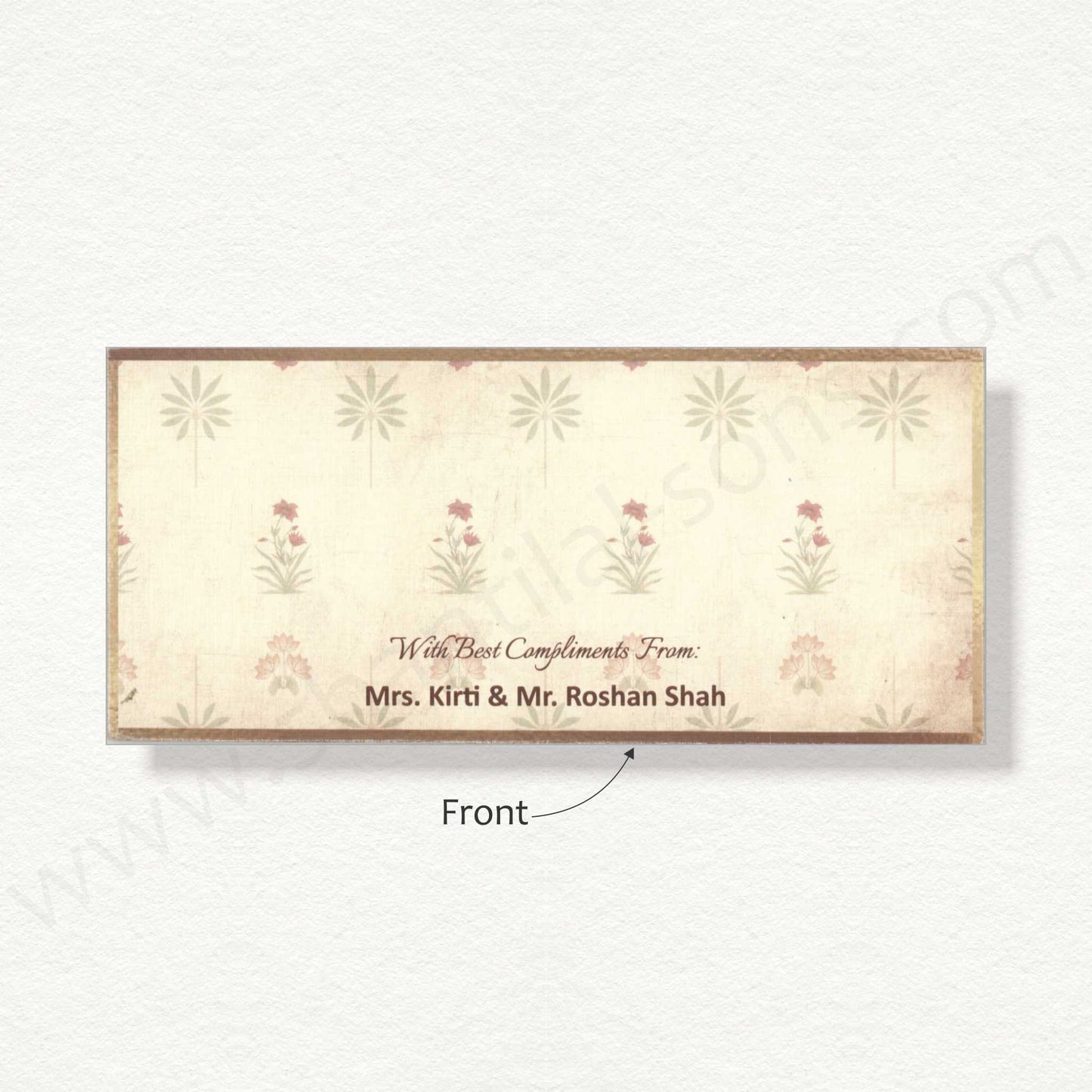 Designer Floral Cash Envelope | G-64