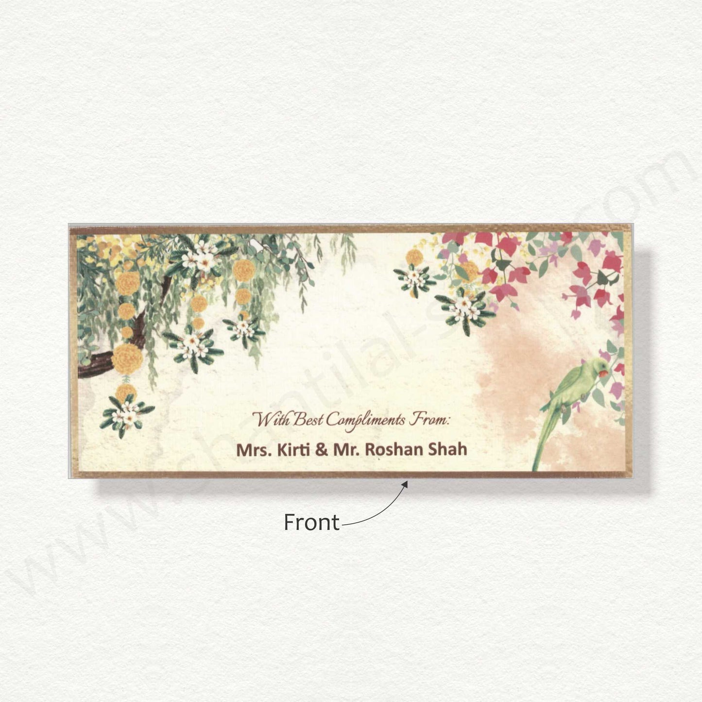 Designer Floral Cash Envelope | G-56