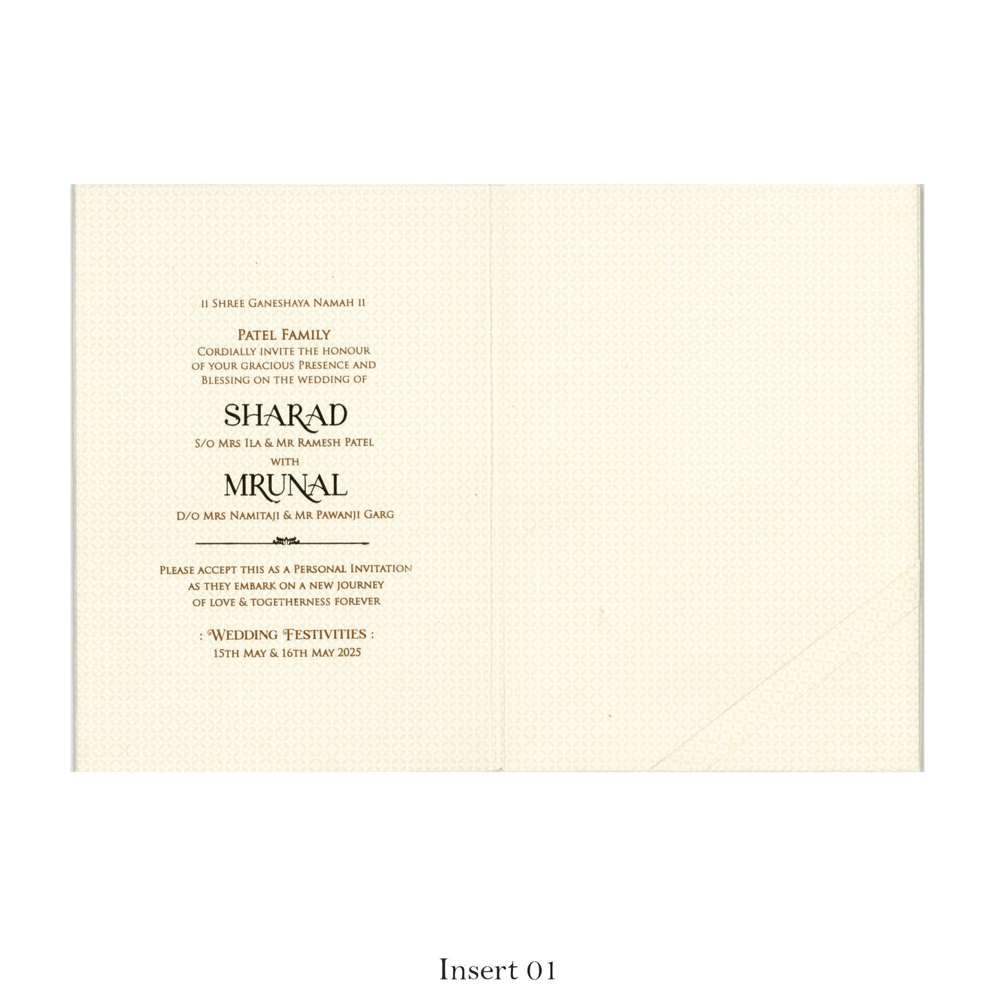 Designer Wedding Invitation Card | SS-2487