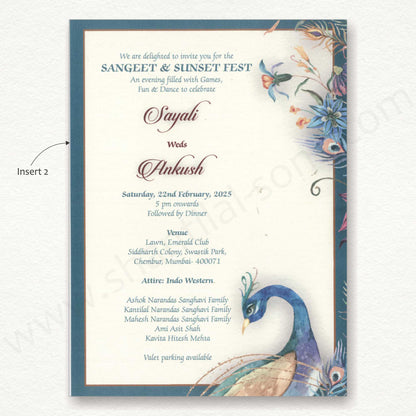 Designer Wedding Card With Door Theme | SS -81054