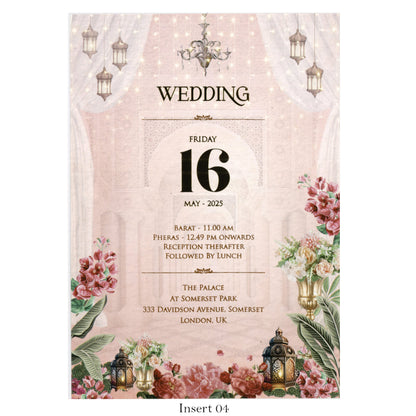 Designer Wedding Invitation Card | SS-2487