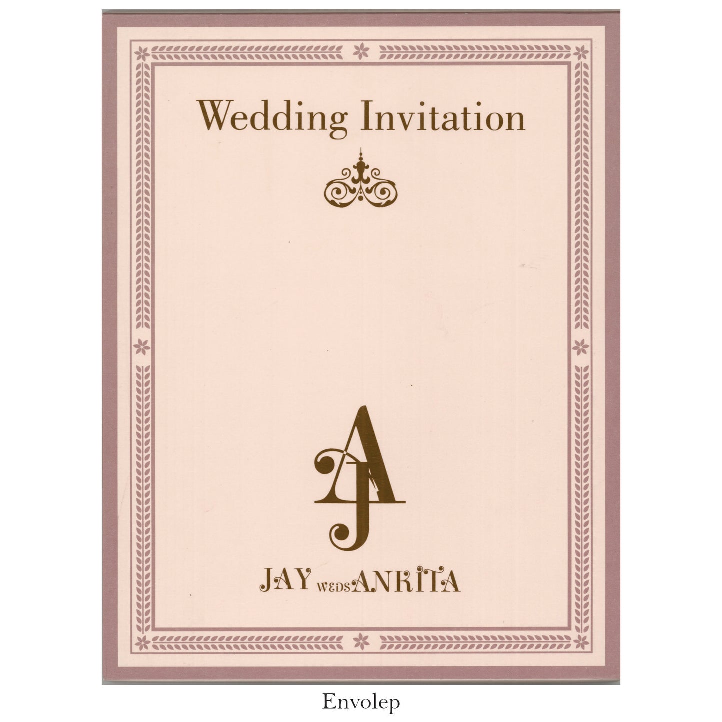 Designer Wedding Card | SS-8124