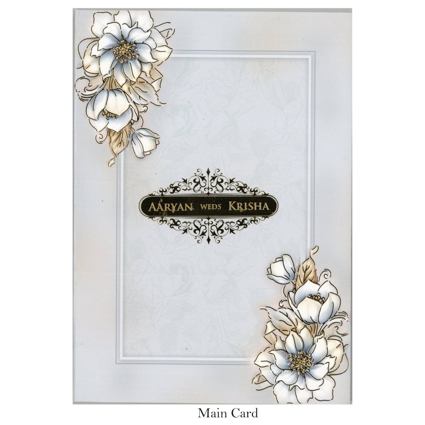 Elegant Wedding Card | SS-2072