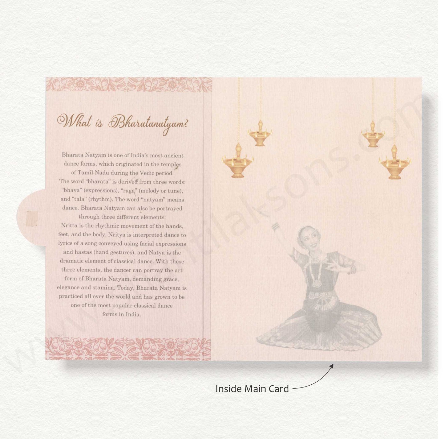 Elegant Arangetram Invitation | S - 9028