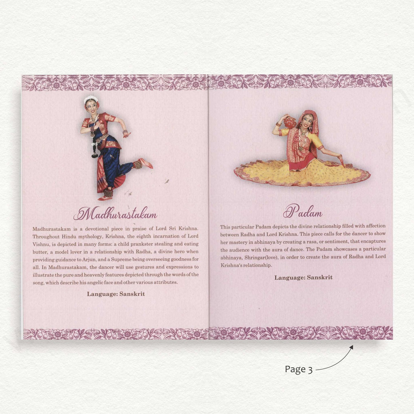 Customized Arangetram Book | S - 9033