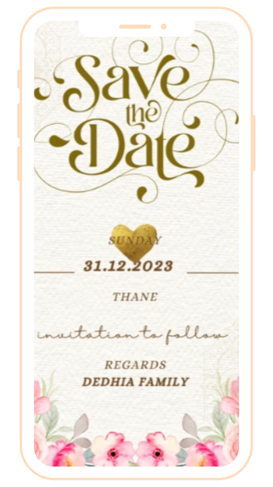 Elegant Save The Date | SV-104